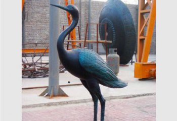 常州青铜仙鹤雕塑：展现古典和谐之美