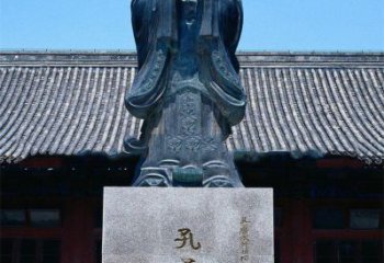 常州传承古代文化——青铜孔子雕塑