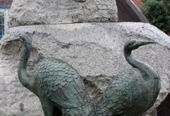 常州青铜仙鹤公园动物雕塑--令人叹为观止的完美艺术品