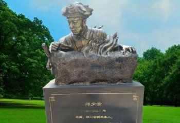 常州精致邱少云胸像铜雕