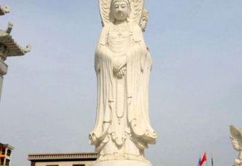 常州中领雕塑：观音三面佛像雕塑