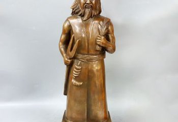 常州尊贵的神农大帝铜雕塑