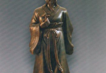 常州扁鹊仿铜人物雕塑-独特的玻璃钢雕刻