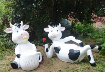 常州中领雕塑出品：生肖牛卡通雕塑