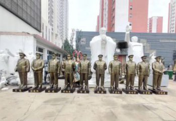 常州英勇战士铜雕，荣耀永载史册