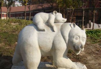 常州狗熊雕塑景观，给你一个精美园林
