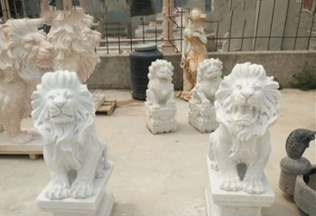 常州传承欧式历史的狮子雕塑