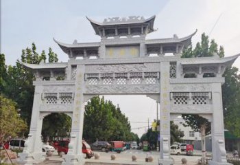 常州石雕牌坊-人物雕塑定制