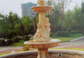 常州石雕喷泉龙头——美观优雅的水景定制