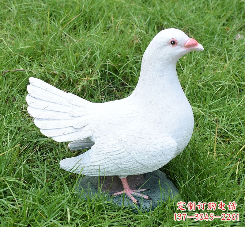 常州文化广场的和平鸽雕塑