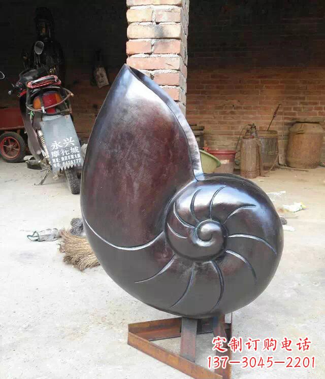 常州蜗牛公园景观动物铜雕