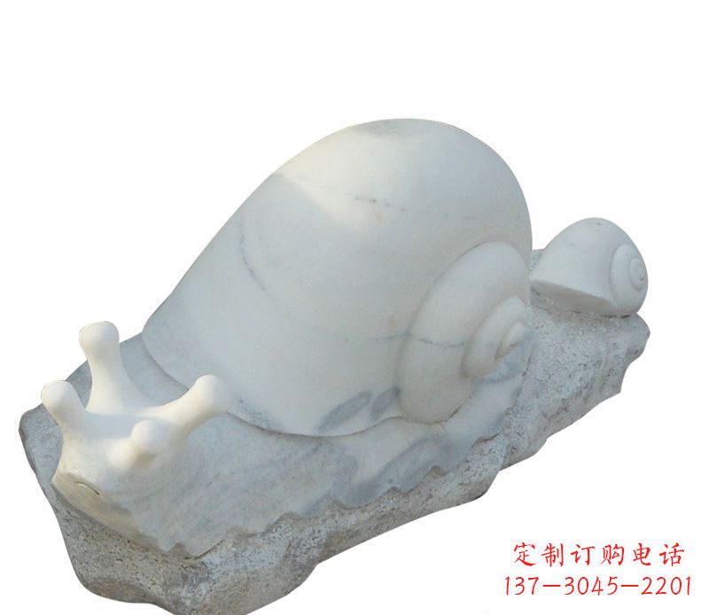 常州蜗牛石雕公园动物摆件