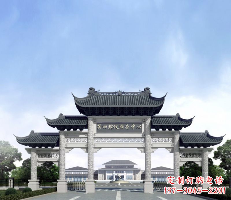 常州五门景观石牌坊