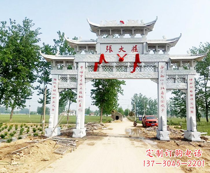 常州五门牌坊石雕