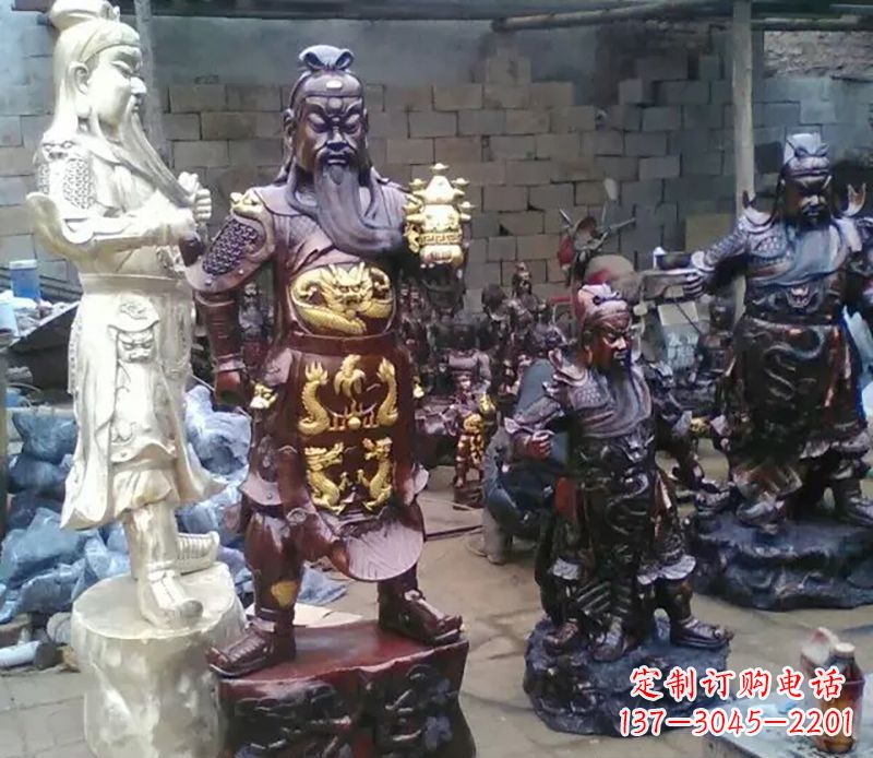 常州武财神提刀关公铜雕