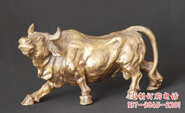 常州西班牙斗牛-鎏金牛