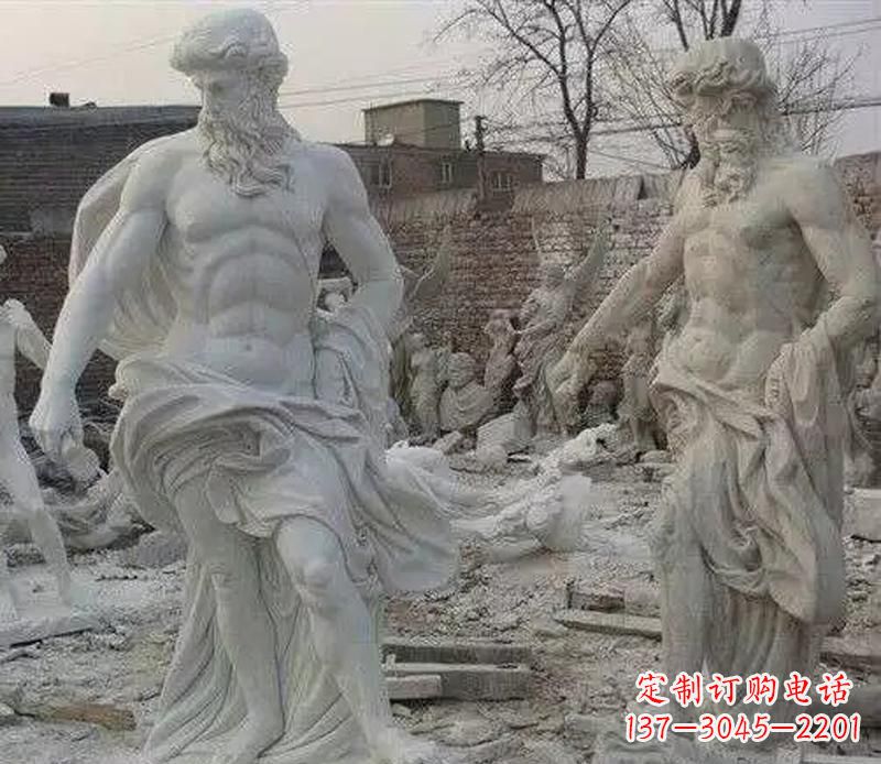 常州西方阿基米德人物石雕