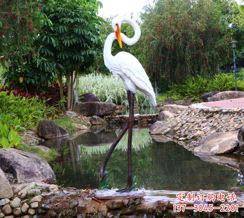 常州仙鹤雕塑摆件