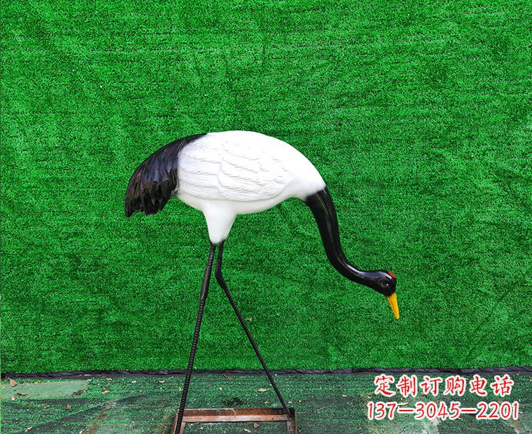 常州仙鹤头雕塑