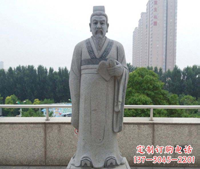 常州先秦法家代表人物商鞅石雕