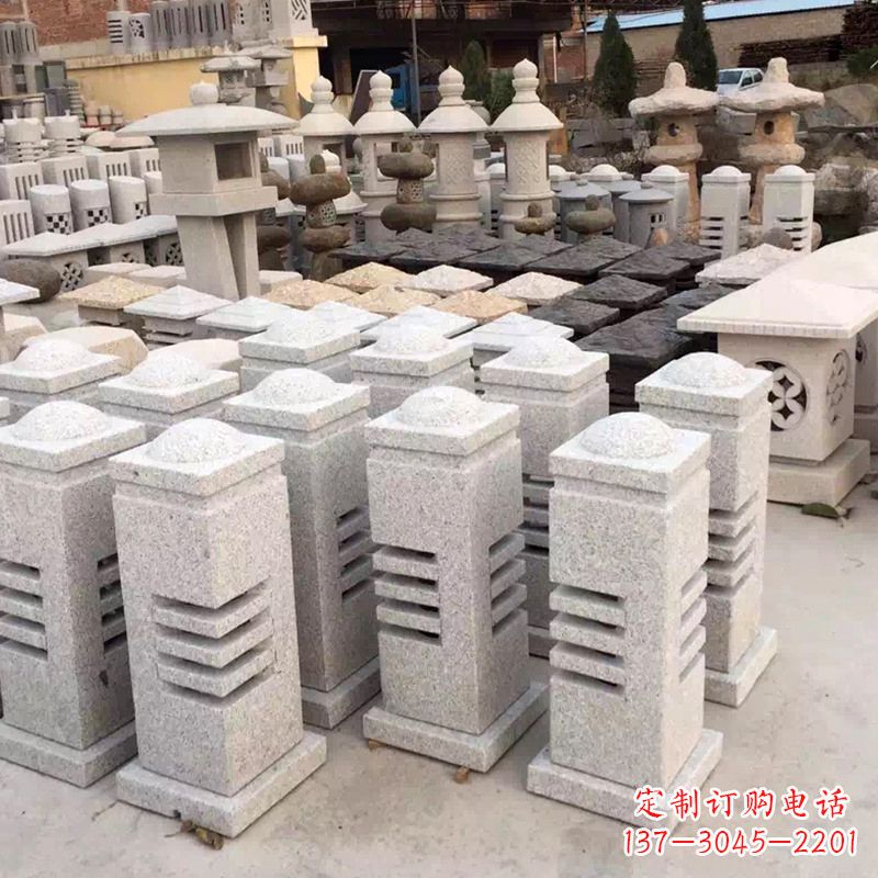 常州现代简约石雕灯笼