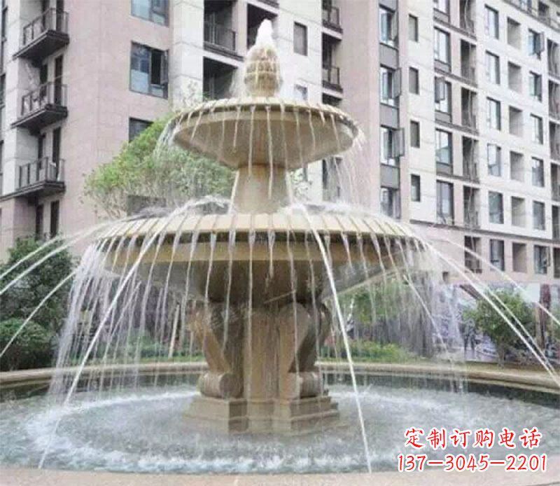 常州小区大型喷泉景观石雕