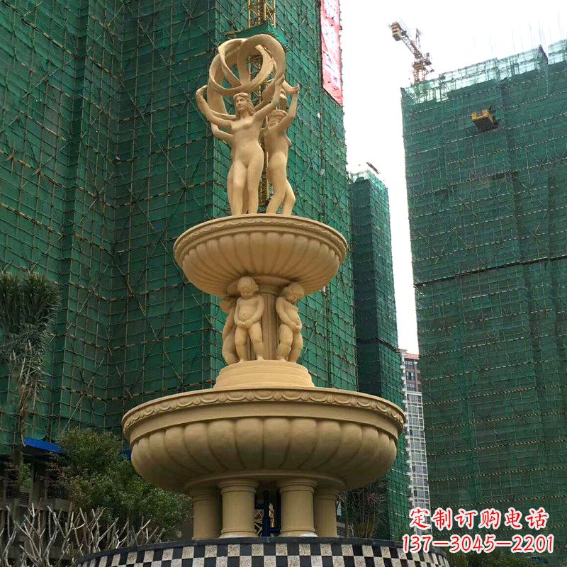 常州小区大型欧式人物景观喷泉