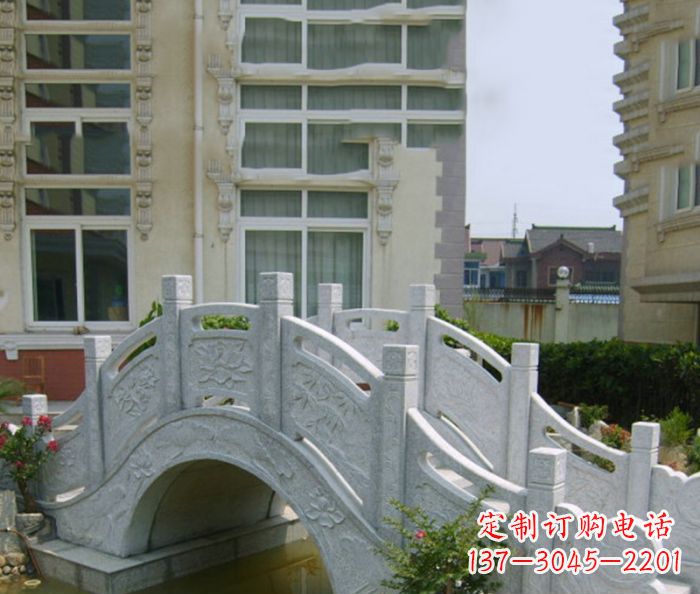 常州小区景观大理石拱桥 (2)