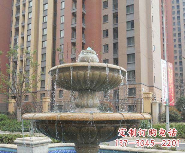 常州小区景观大理石喷泉石雕