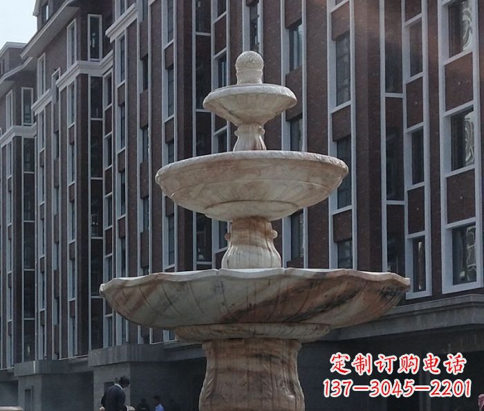 常州小区景观大型喷泉石雕 (6)