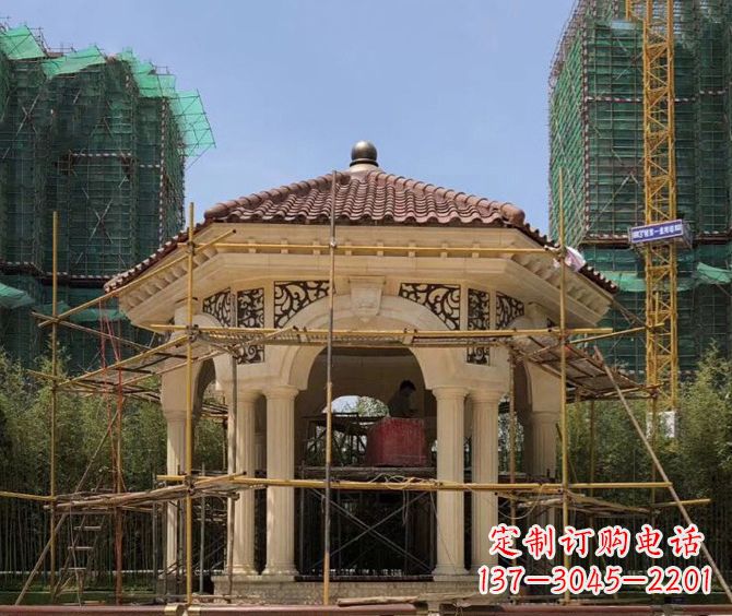 常州小区景观欧式凉亭石雕