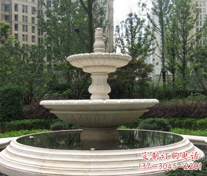 常州小区景观欧式喷泉石雕 (2)