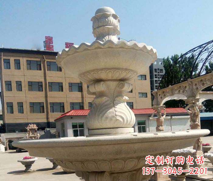 常州小区景观砂岩大型喷泉石雕