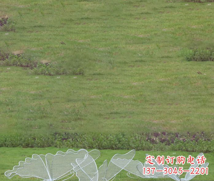 常州小区镂空蝴蝶不锈钢摆件雕塑