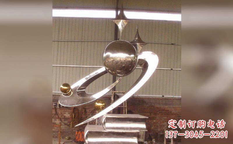 常州校园不锈钢书籍雕塑