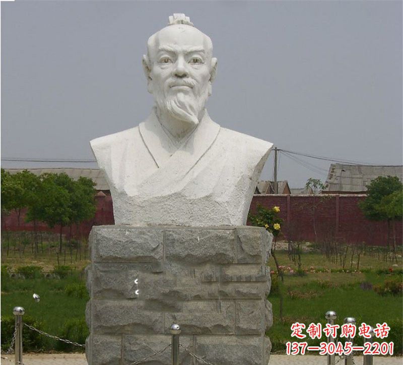 常州校园大理石张衡雕塑