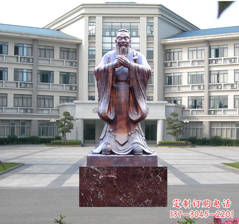 常州校园雕塑孔子 (2)