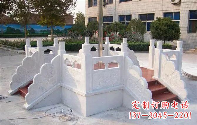 常州校园汉白玉升旗台