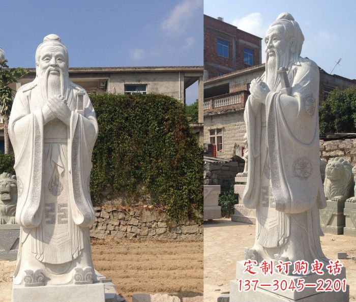 常州校园景观石雕孔子