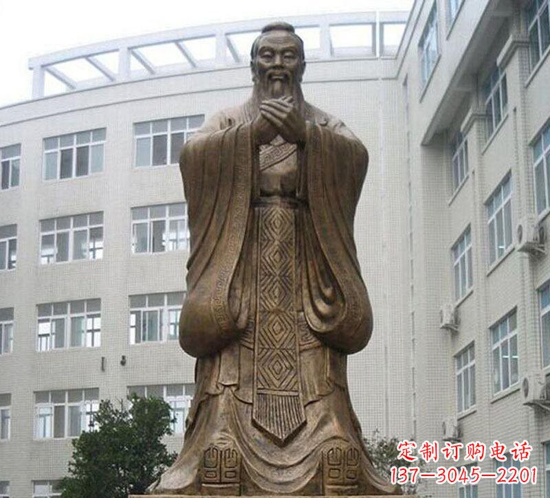 常州校园孔子铜雕222
