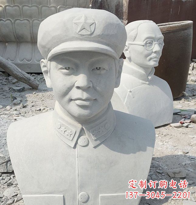 常州校园雷锋头像石雕