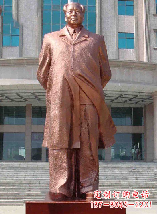 常州校园毛主席铜像
