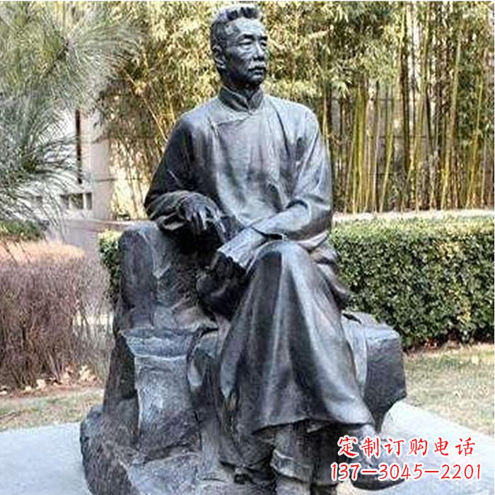 常州校园名人鲁迅雕塑