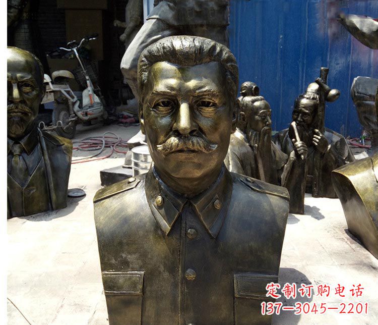常州校园名人斯大林胸像铜雕