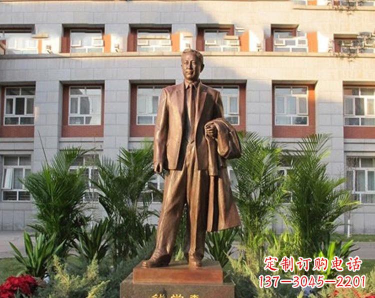 常州校园钱学森铜雕
