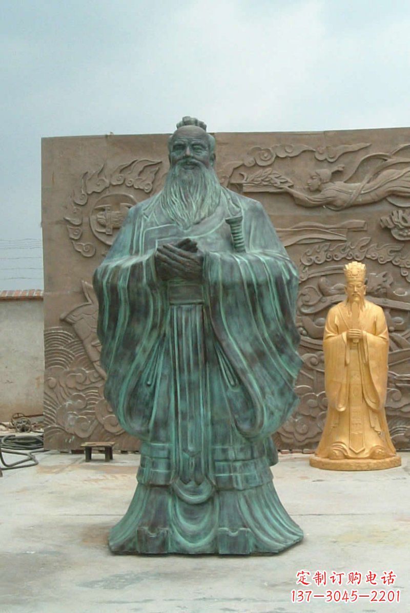 常州校园青铜仿古孔子