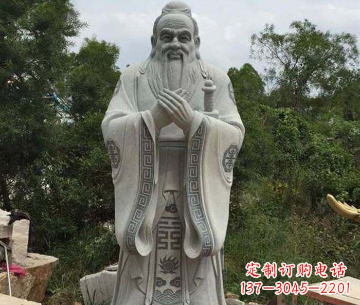 常州校园人物孔子石雕