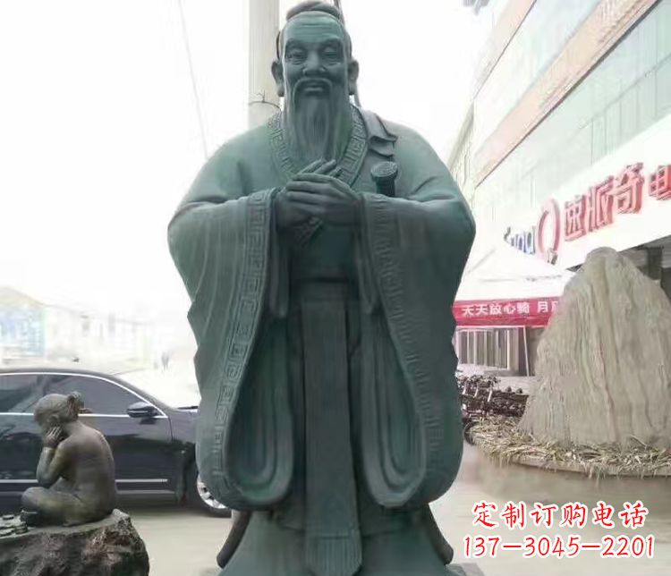 常州校园人物孔子行教像