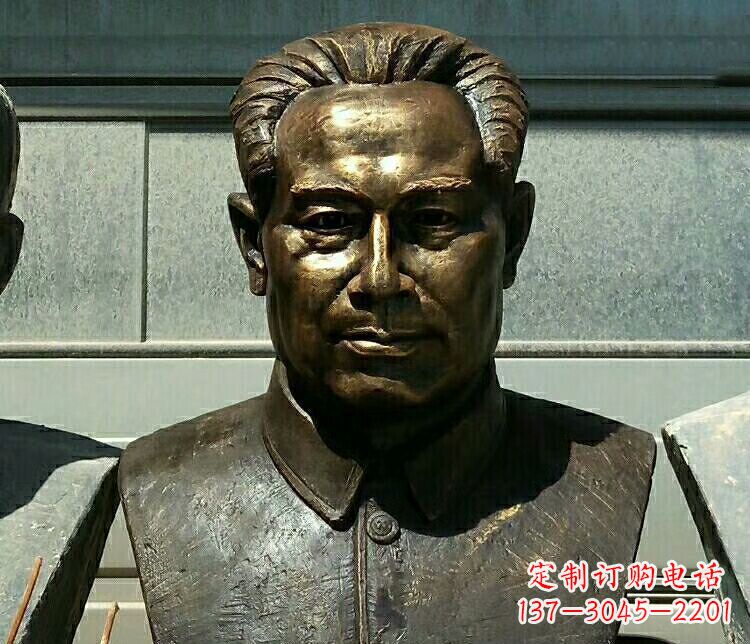 常州校园周恩来胸像铜雕