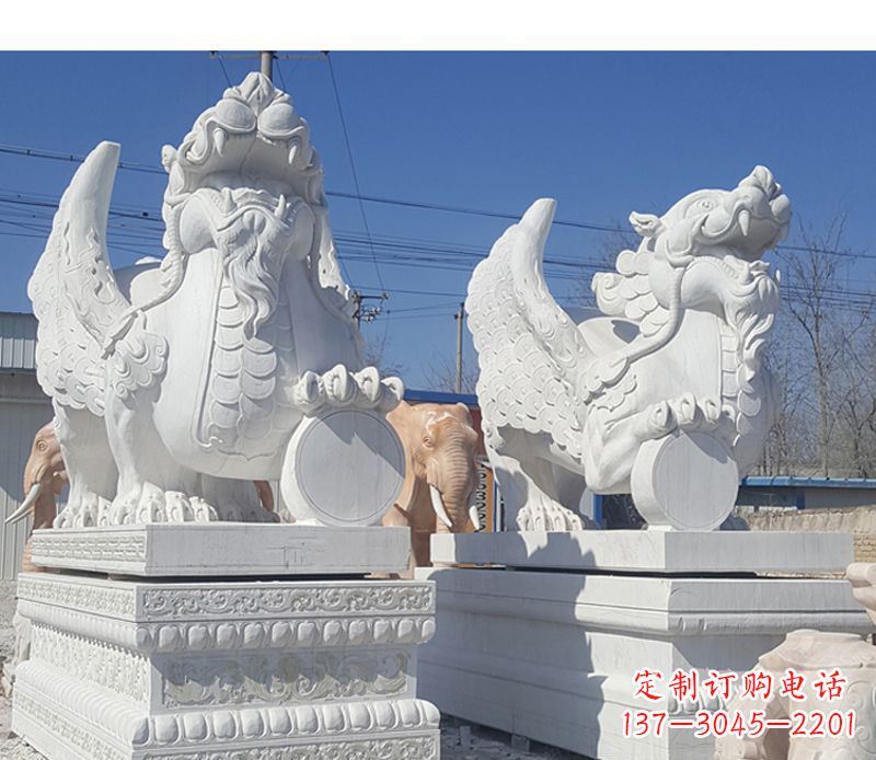常州獬豸法院门口神兽石雕